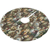 Victorian Christmas Elegance  Polyester Weihnachtsbaumdecke (Schrägansicht)