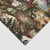 Victorian Christmas Elegance  Seidenpapier (Detail)