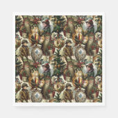 Victorian Christmas Elegance  Serviette (Vorderseite)