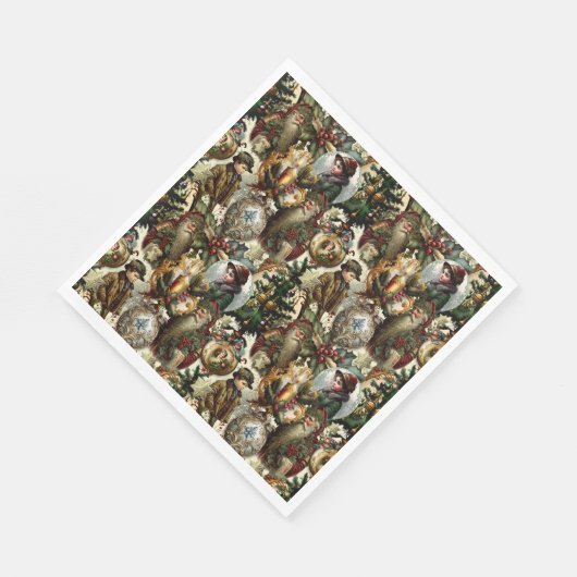 Victorian Christmas Elegance  Serviette (Ecke)