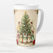 Victorian Christmas Fairy Gathering Milchtasse (Rechte Ecke)