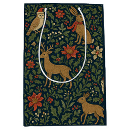 Victorian Christmas Floral  Mittlere Geschenktüte