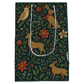 Victorian Christmas Floral  Mittlere Geschenktüte (Rückseite)