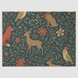 Victorian Christmas Floral  Seidenpapier