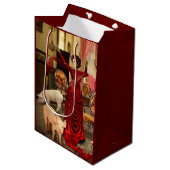 Victorian Circe Mittlere Geschenktüte (Vorderseite Schrägansicht)