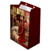 Victorian Circe Mittlere Geschenktüte (Rückseite Schrägansicht)