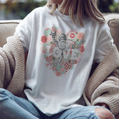Victorian Coquette Cherub Angel Aesthetic Heart T-Shirt