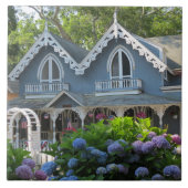 Victorian Cottage in Blue - Martha's Vineyard Fliese (Vorderseite)