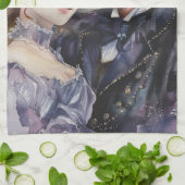 Victorian Couple Geschirrtuch (Gefaltet)