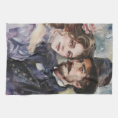 Victorian Couple Geschirrtuch (Horizontal)