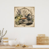 victorian earl grey Plakat (Küche)