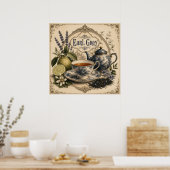 victorian earl grey Plakat (Küche)
