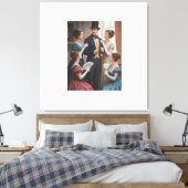 Victorian elegant soiree leinwanddruck (Insitu (Schlafzimmer))