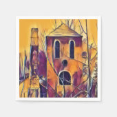 VICTORIAN ENGLAND BUILDING SERVIETTE (Vorderseite)