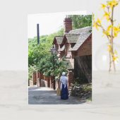 VICTORIAN ENGLAND KARTE (Gelbe Blume)