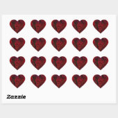 Victorian Era Dreamer Girl Heart Stickers (Blatt)
