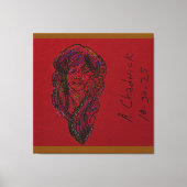 Victorian Era Dreamer Girl Leinwanddruck (Vorderseite)