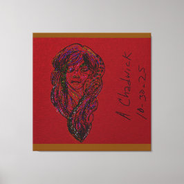 Victorian Era Dreamer Girl Leinwanddruck