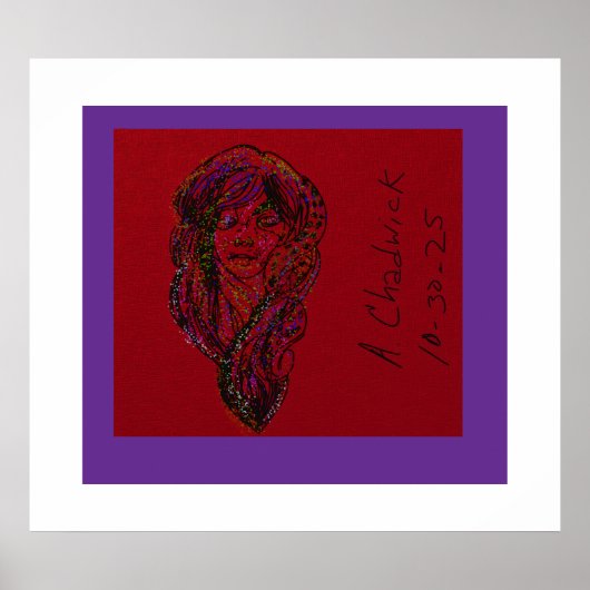 Victorian Era Dreamer Girl Poster (Vorne)