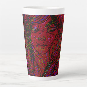 Victorian Era Träumerin Mädchen Milchtasse