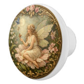 Victorian Fairy Floral Knob Keramikknauf (Rechts)