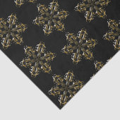 Victorian Fantasy Snowflake Christmas Seidenpapier (Detail)