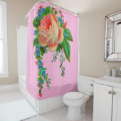 Victorian floral print duschvorhang (Beispiel)