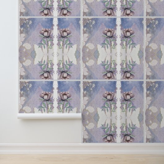 Victorian Floral Romance Tapete (Anwendung)
