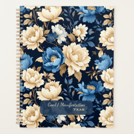 Victorian Flowers Blue Planer