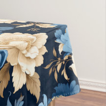 Victorian Flowers Blue