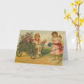 Victorian Flowers For Mom Mother's Day Card Karte (Gelbe Blume)