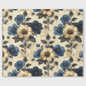 Victorian flowers Gift Bag Geschenkpapier (Flach)