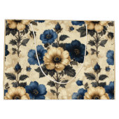 Victorian flowers Gift Bag Große Geschenktüte (Rückseite)