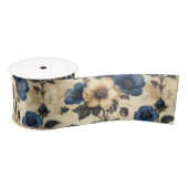 Victorian flowers Gift Bag Satinband (Spule)