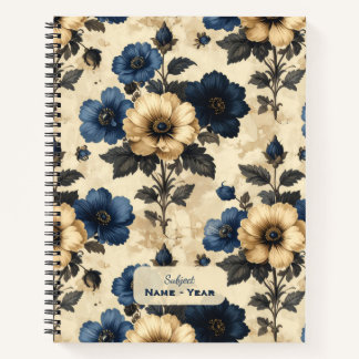 Victorian Flowers Planner Notizblock