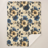 Victorian flowers sherpadecke (Vorderseite)