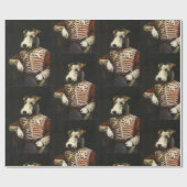 Victorian Fox Terrier Geschenkpapier (Flach)
