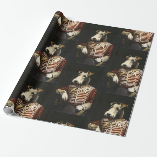 Victorian Fox Terrier Geschenkpapier (Ungerollt)