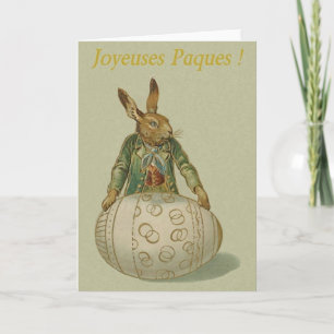Victorian French French Osterfröhliche Easter Card Feiertagskarte