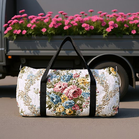 Victorian Garden Tapestry Duffle Bag