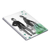 Victorian Gentleman and Lady | NoteBook Notizblock (Rechte Seite)
