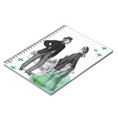 Victorian Gentleman and Lady | NoteBook Notizblock (Linke Seite)