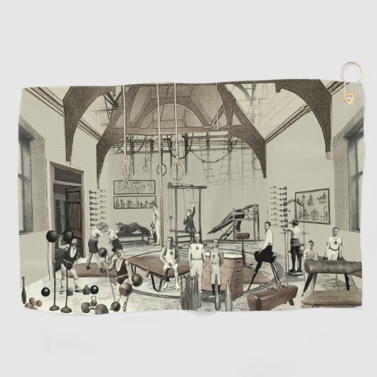 Victorian Gym Golfhandtuch (Horizontal)