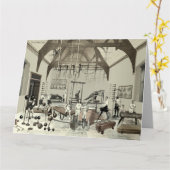 Victorian Gym Karte (Gelbe Blume)