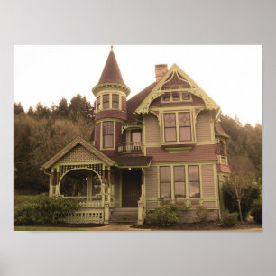 Victorian Home Print Poster