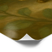 Victorian Hummingbird Queen | Majestic Fairy Bird  Poster (Ecke)