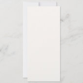 Victorian Ivory And Brown Wedding Menu Card Einladung (Rückseite)