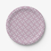 Victorian Lace Pink Pappteller (Vorderseite)