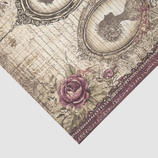 Victorian & Lace Seidenpapier (Ausschnitt)