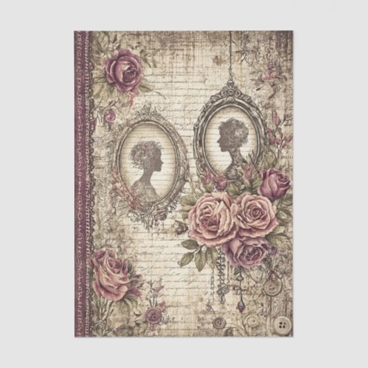 Victorian & Lace  Seidenpapier (Vorderseite)